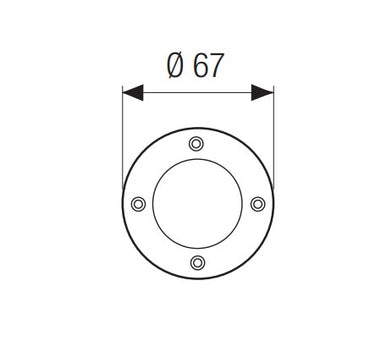 MICRO  Lampada incasso LED 1,2W anello inox + CS 74 Boluce illuminazione Lampade da esterno